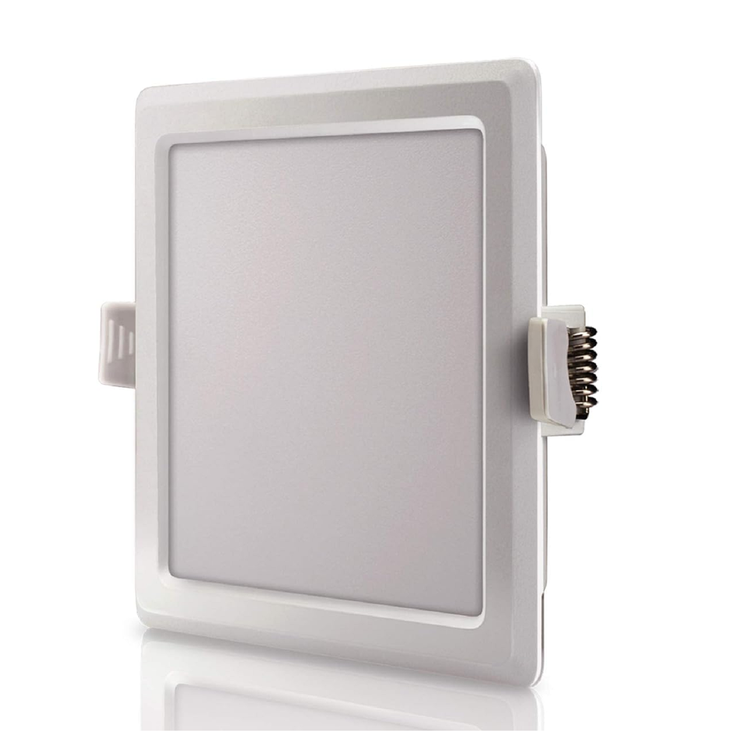 Syska  12 W Polycarbonate and Die Cast Aluminium Square LED Slim Recessed Panel Cool Day Light